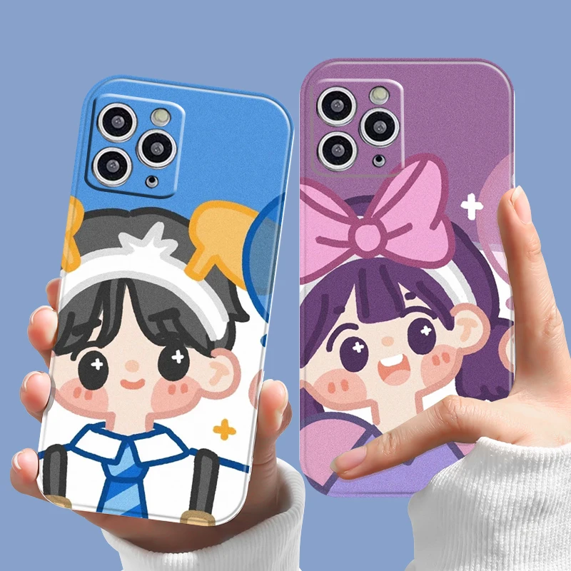 Comics Couple Phone Cases For iPhone 13 11 Pro Max 12 Mini XS XR X 7 8 Plus SE 2020 6s Cute cartoon Creative All inclusive Cover
Comics Couple Phone Cases For iPhone 13 11 Pro Max 12 Mini XS XR X 7 8 Plus SE 2020 6s Cute cartoon Creative All inclusive Cover