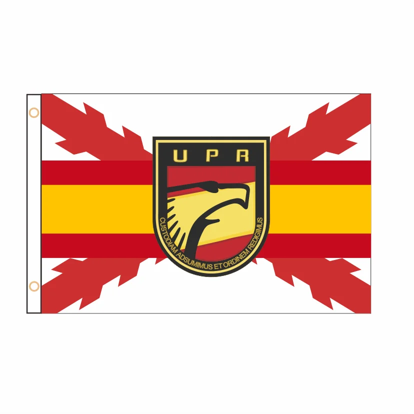 Custom Banner Flag Of Cross of Burgundy With UPR National Police Flag Banner 2ft*3ft 3ft*5ft Car Decoration Home Gift QZ-002 
Custom Banner Flag Of Cross of Burgundy With UPR National Police Flag Banner 2ft*3ft 3ft*5ft Car Decoration Home Gift QZ-002