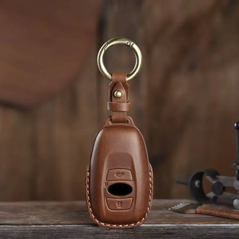 Car Key Case Cover Leather 3 Button Fob Holder for Subaru XV SV Forester BRZ 2019 2020 Egacy Outback Keyring Protection Shell
Car Key Case Cover Leather 3 Button Fob Holder for Subaru XV SV Forester BRZ 2019 2020 Egacy Outback Keyring Protection Shell
