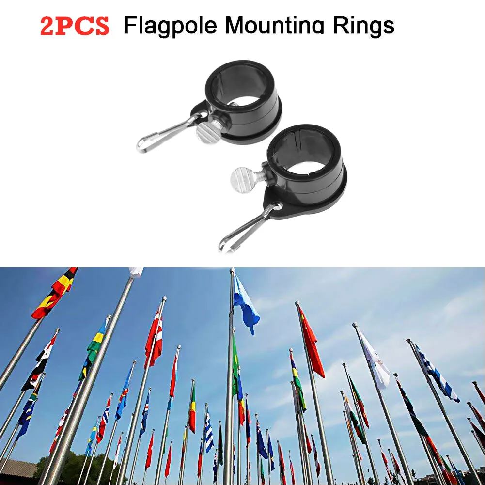 Accessories Flag Fixing Rings Rotating Rings 2pcs Anti-Wrap Flag Pole Rings Grommet Clip Rotating Mounting Flag Parts
Accessories Flag Fixing Rings Rotating Rings 2pcs Anti-Wrap Flag Pole Rings Grommet Clip Rotating Mounting Flag Parts