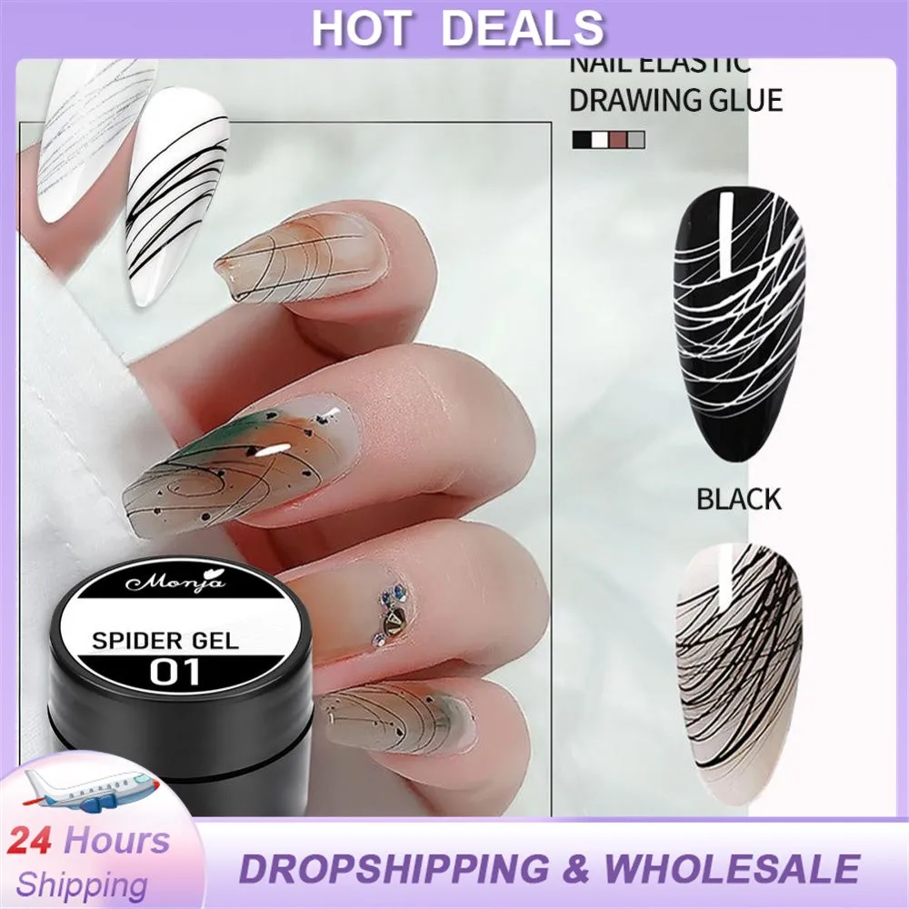 4 COLOR Spider Nail Gel Polish Silver Gold Elastic Brushed Painting Pulling Line Soak Off UV Nail DIY Drawing Nail Varnish TSLM1
4 COLOR Spider Nail Gel Polish Silver Gold Elastic Brushed Painting Pulling Line Soak Off UV Nail DIY Drawing Nail Varnish TSLM1