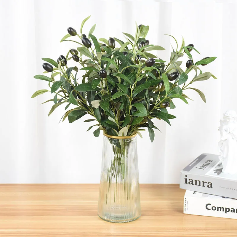 Artificial Olive Branch With Fruits Fake Plant Home Photography Props Garden Decoration Wedding Bouquet Silk Flowers Arrangement
Artificial Olive Branch With Fruits Fake Plant Home Photography Props Garden Decoration Wedding Bouquet Silk Flowers Arrangement