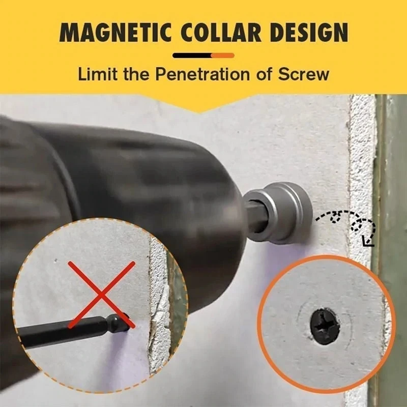 Magnetic Positioning Screwdriver Bits 6.35Mm Anti-Skid Magnetic Ring Screwdriver Positioning Magnetic Ring
Magnetic Positioning Screwdriver Bits 6.35Mm Anti-Skid Magnetic Ring Screwdriver Positioning Magnetic Ring