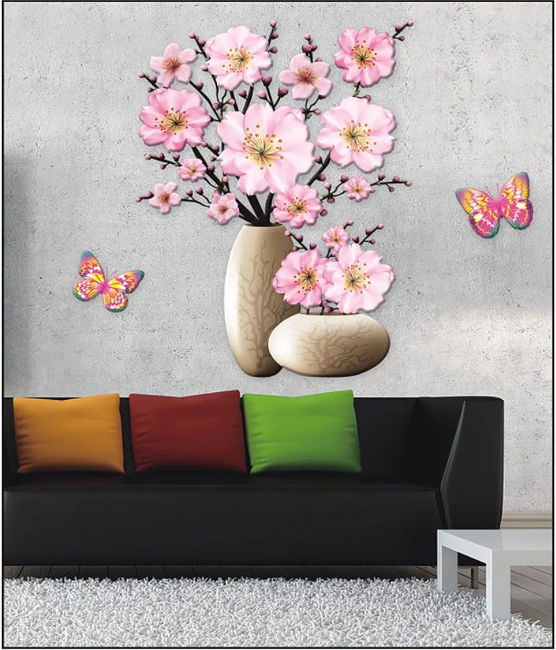 Refrigerator Sticker 3D Stereo Vase Wall Sticker Self-adhesive Wall Painting Bedroom Living Room Background Wall Decoration
Refrigerator Sticker 3D Stereo Vase Wall Sticker Self-adhesive Wall Painting Bedroom Living Room Background Wall Decoration