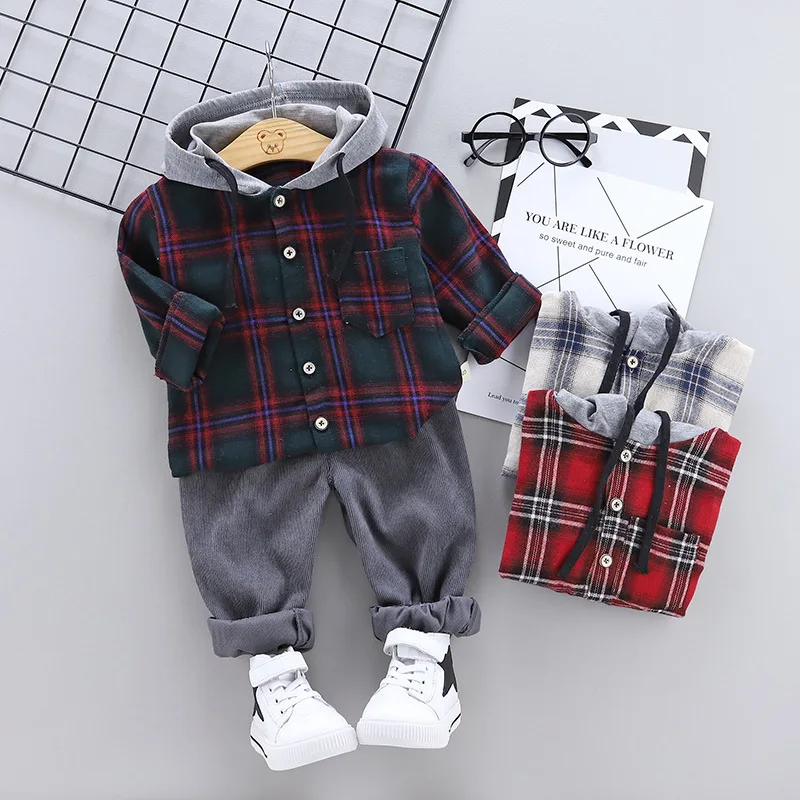 1-4Y COTTON Baby Boy Hoodies + Pants Children Clothes Boy Sets Fashion Clothes Plaid Coat Children Clothing Sets 2022
1-4Y COTTON Baby Boy Hoodies + Pants Children Clothes Boy Sets Fashion Clothes Plaid Coat Children Clothing Sets 2022