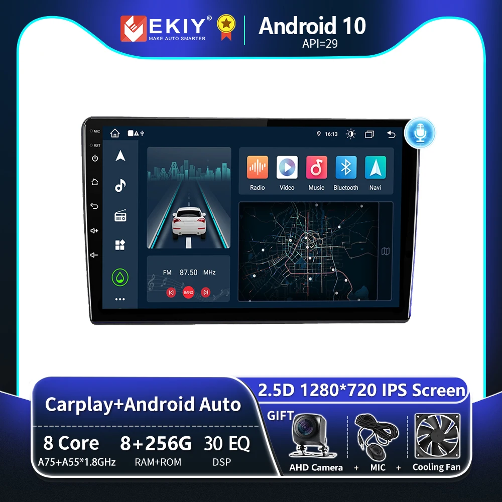 EKIY T8 8G 256G Android Car Radio For Toyota Prado 2009 Autoradio Multimedia Video Player Navigation GPS No 2din CarPlay Stereo
EKIY T8 8G 256G Android Car Radio For Toyota Prado 2009 Autoradio Multimedia Video Player Navigation GPS No 2din CarPlay Stereo