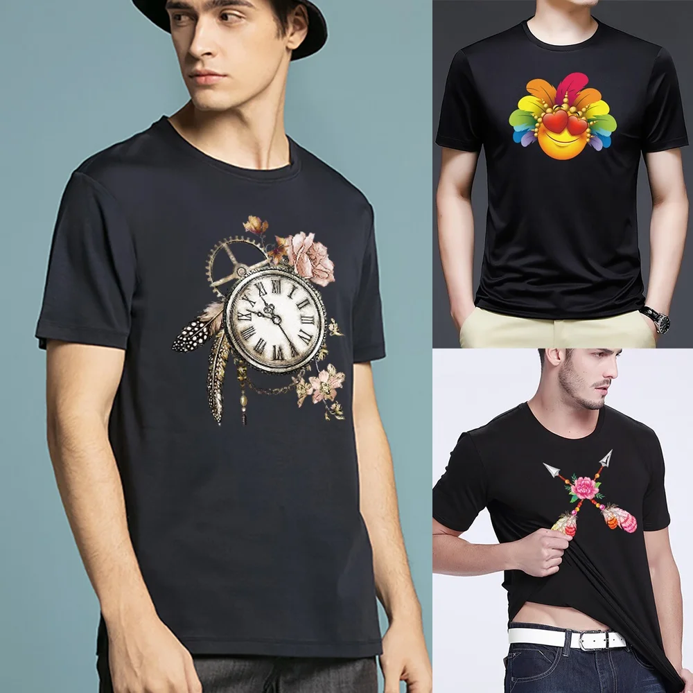 Summer Men T Shirt 2022 Fashion T-Shirts Hip Hop Short Sleeve Casual Feather Print Streetwear Top Round Neck Clothes Pullover
Summer Men T Shirt 2022 Fashion T-Shirts Hip Hop Short Sleeve Casual Feather Print Streetwear Top Round Neck Clothes Pullover