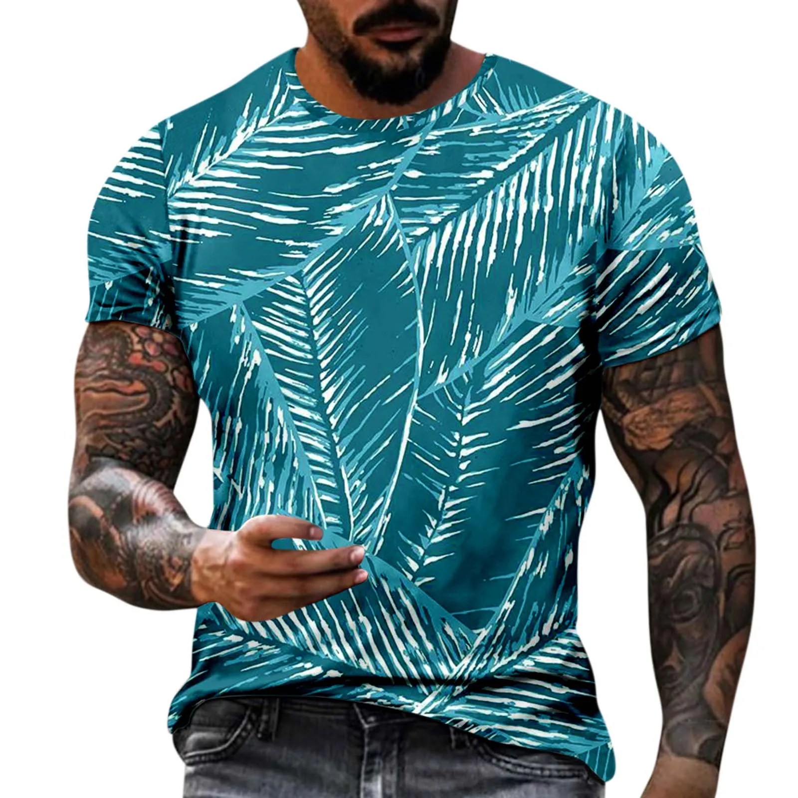leaves printing Male Summer Casual Round Neck Short Sleeve Hawaii 3D Print T Shirt Blouse Tops T Shirt boy Camisas Streetwear
leaves printing Male Summer Casual Round Neck Short Sleeve Hawaii 3D Print T Shirt Blouse Tops T Shirt boy Camisas Streetwear