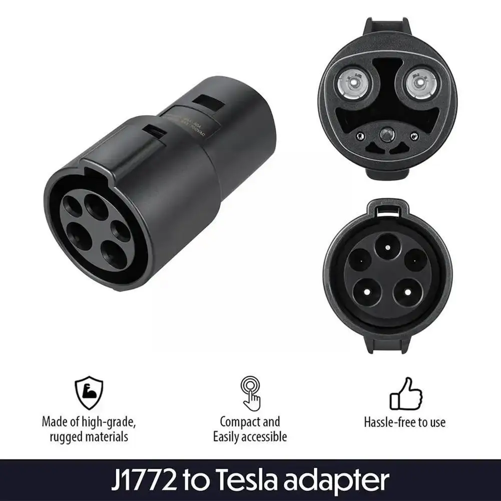 EV Charger Adapter Electric Car Charging Connector For Tesla Model X Y 3 S SAE J1772 Type 1 To Adapter For Tesla EVSE Z8U4
EV Charger Adapter Electric Car Charging Connector For Tesla Model X Y 3 S SAE J1772 Type 1 To Adapter For Tesla EVSE Z8U4