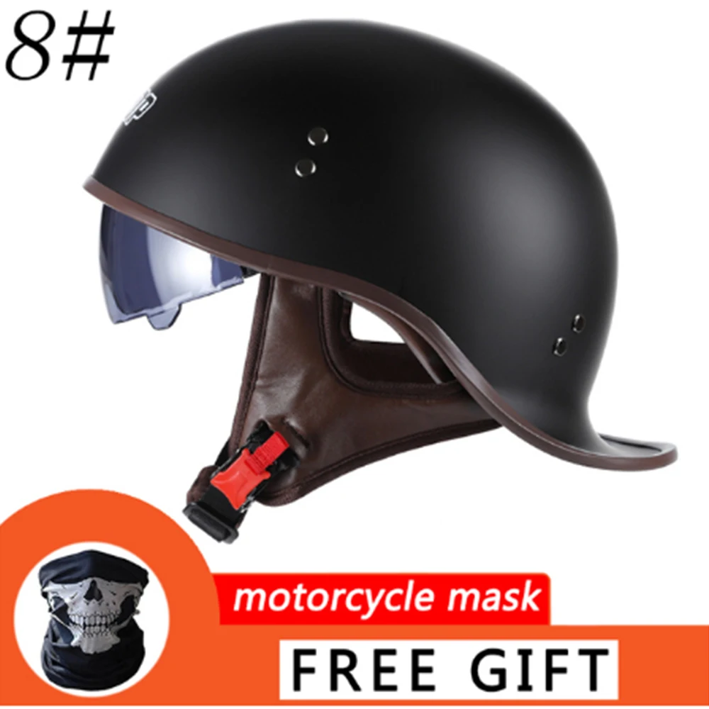 Motorcycle retro helmet riding helmet scooter personality half helmet for Ducati 848 1098 / R Monster 695 696 796 821 1000 1100
Motorcycle retro helmet riding helmet scooter personality half helmet for Ducati 848 1098 / R Monster 695 696 796 821 1000 1100