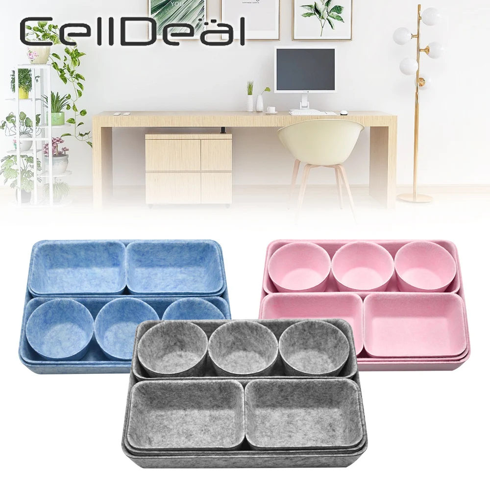 8Pcs/Set Drawer Organizers Bins Felt Storage Box Office Organizer Shallow Small Desk Organize Trays Draw Dividers Home Supplies
8Pcs/Set Drawer Organizers Bins Felt Storage Box Office Organizer Shallow Small Desk Organize Trays Draw Dividers Home Supplies