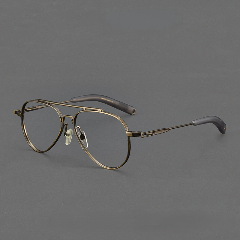 Designer Brand Glasses Frames of Fine Quality Men Fashion Pilot Pure Titanium Eyeglasses with Case Extra-light Prescription Glas
Designer Brand Glasses Frames of Fine Quality Men Fashion Pilot Pure Titanium Eyeglasses with Case Extra-light Prescription Glas