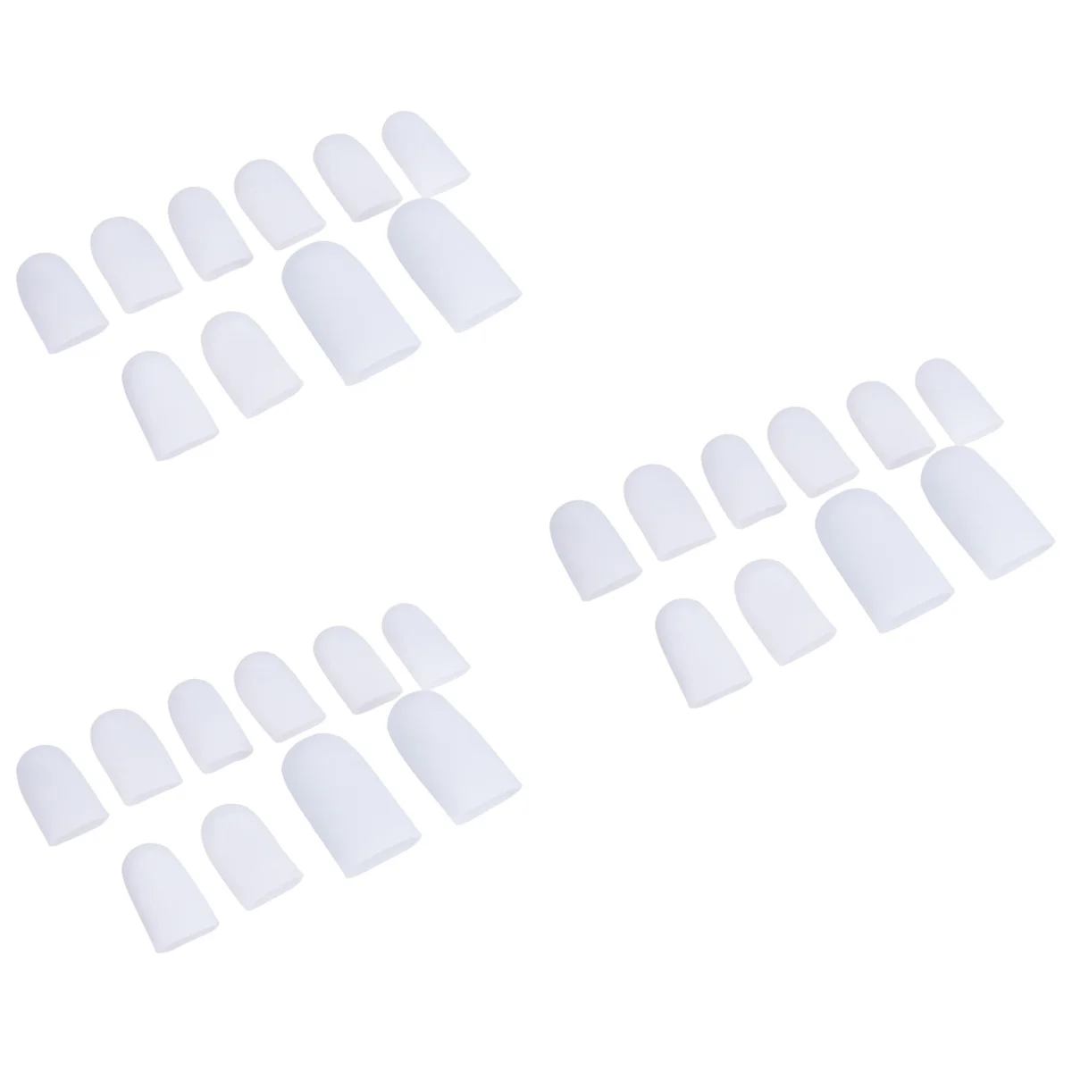 60 pcs Silicone Toe Sleeve Toe Cover Protector for Corn Blisters Pain Relief (2 Pairs Size + 8 Pairs Size)
60 pcs Silicone Toe Sleeve Toe Cover Protector for Corn Blisters Pain Relief (2 Pairs Size + 8 Pairs Size)