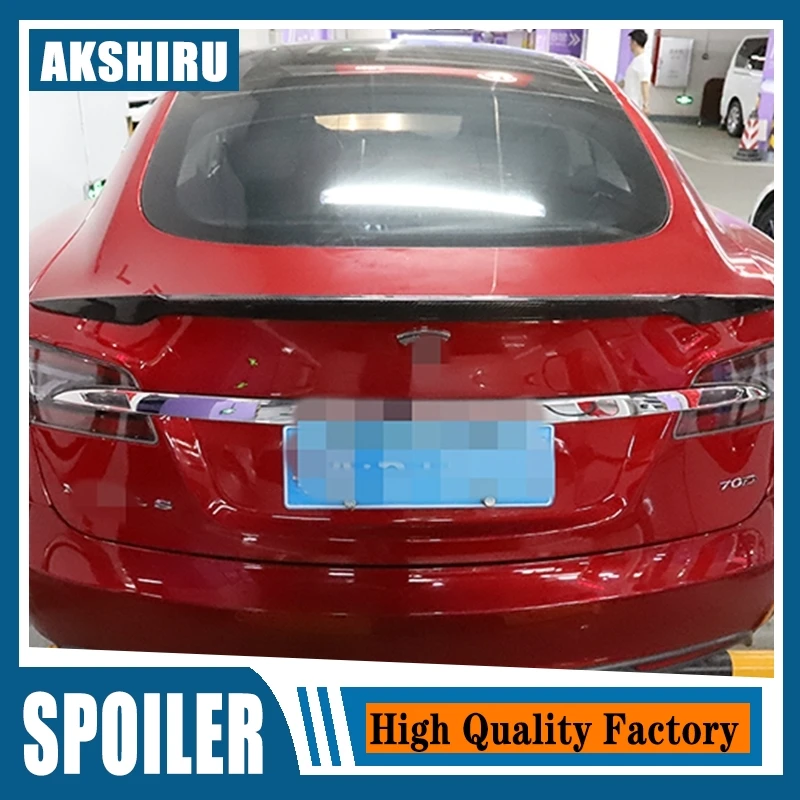 For Tesla Model S 2015-2017 Rear Wing Spoiler, Trunk Boot Wings Spoilers carbon fiber 3M Paste
For Tesla Model S 2015-2017 Rear Wing Spoiler, Trunk Boot Wings Spoilers carbon fiber 3M Paste