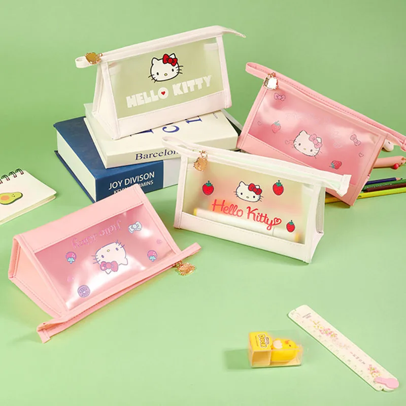Kawaii Sanrio Hellokitty Pencil Bag Cute Anime Translucent Frosted Large-Capacity Pencil Bag Student Cosmetic Bag Storage Bag
Kawaii Sanrio Hellokitty Pencil Bag Cute Anime Translucent Frosted Large-Capacity Pencil Bag Student Cosmetic Bag Storage Bag