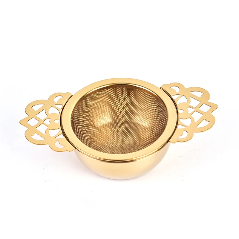 Spice Stainless Steel Tea Strainer With Drip Bowl Easy Clean Loose Leaf Traditional Hanging Herbal Double Ear Infuser Filter
Spice Stainless Steel Tea Strainer With Drip Bowl Easy Clean Loose Leaf Traditional Hanging Herbal Double Ear Infuser Filter