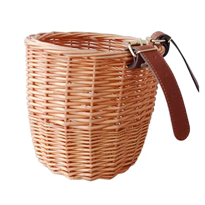 Kids Bicycle Wicker Basket Adjustable Waterproof Handlebar Basket Multifunctional Prop Gift Storage For Books Food Scooter
Kids Bicycle Wicker Basket Adjustable Waterproof Handlebar Basket Multifunctional Prop Gift Storage For Books Food Scooter