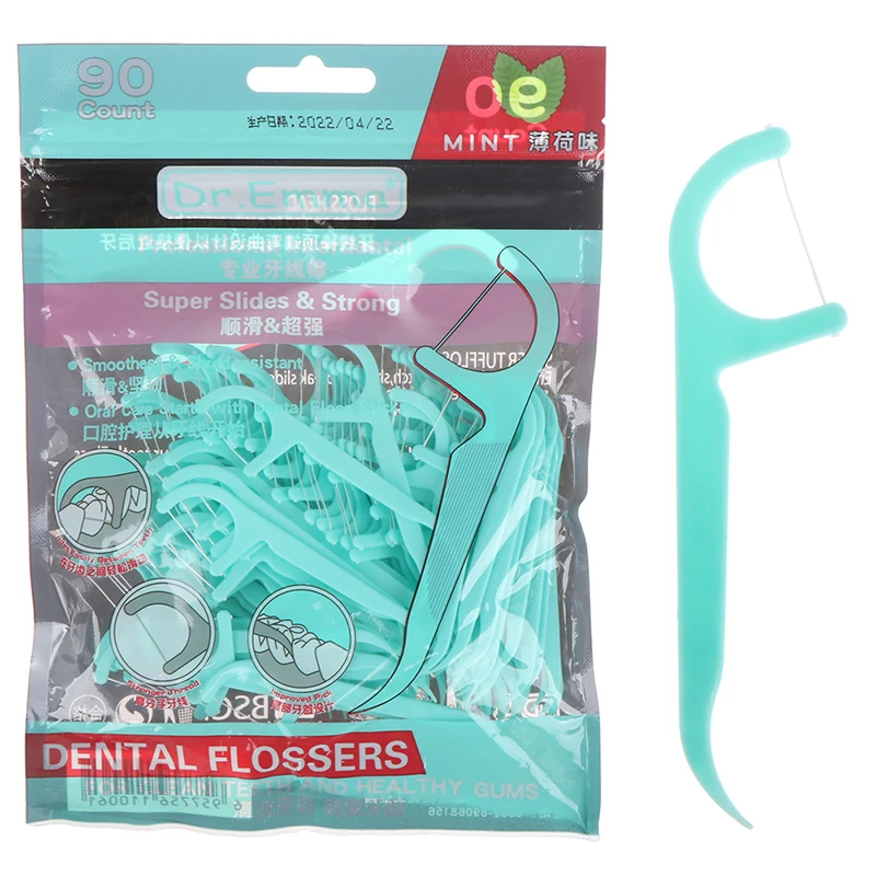 90Pcs Disposable Dental Floss Cleaning Dental Floss Pick Interdental Brush Teeth Picks Tooth Clean Oral Hygiene Care
90Pcs Disposable Dental Floss Cleaning Dental Floss Pick Interdental Brush Teeth Picks Tooth Clean Oral Hygiene Care