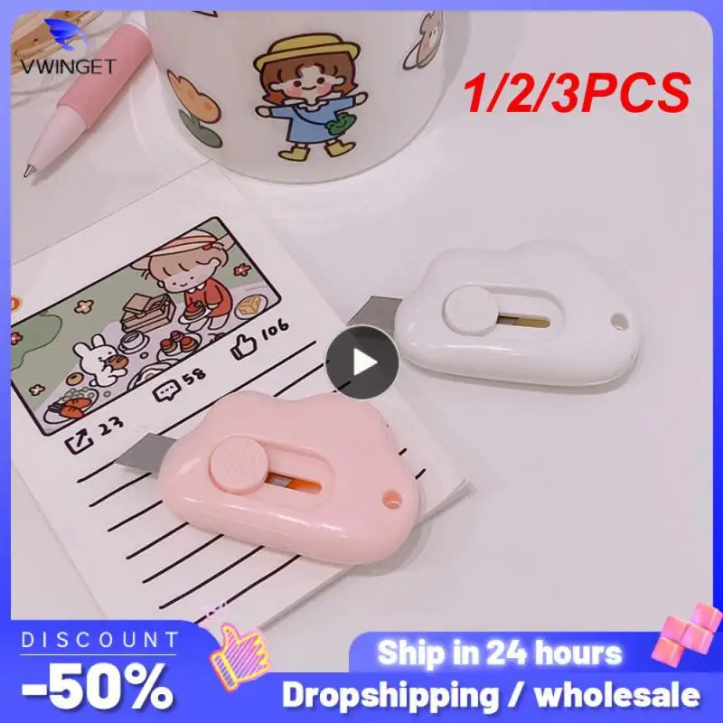 1/2/3PCS Cute Rabbit Cloud Color Mini Portable Utility Knife Paper Cutter Cutting Paper Razor Blade Office Stationery Cutting
1/2/3PCS Cute Rabbit Cloud Color Mini Portable Utility Knife Paper Cutter Cutting Paper Razor Blade Office Stationery Cutting
