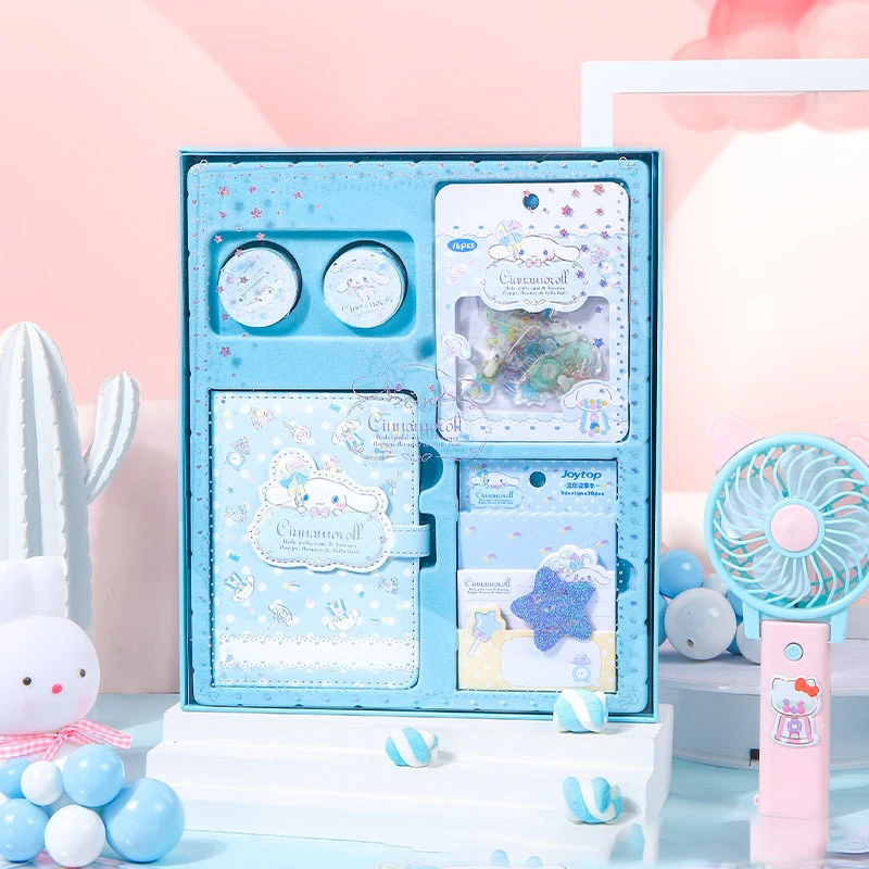 Sanrio Notebook Cinnamoroll Melody Hello Kitty Kawaii Notepad Handbook Sticker Tape Birthday Gift Set School Supplies Stationery
Sanrio Notebook Cinnamoroll Melody Hello Kitty Kawaii Notepad Handbook Sticker Tape Birthday Gift Set School Supplies Stationery