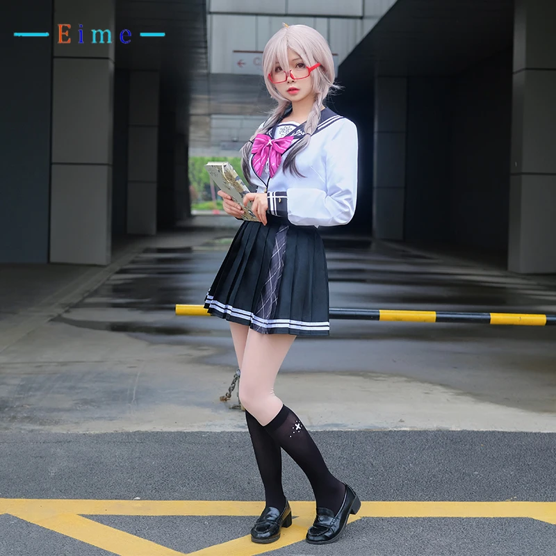 EIME VTuber Sukoya Kana Cosplay Costume Women Fancy Party Dress High School Uniforms Student Clothes Halloween Suit
EIME VTuber Sukoya Kana Cosplay Costume Women Fancy Party Dress High School Uniforms Student Clothes Halloween Suit