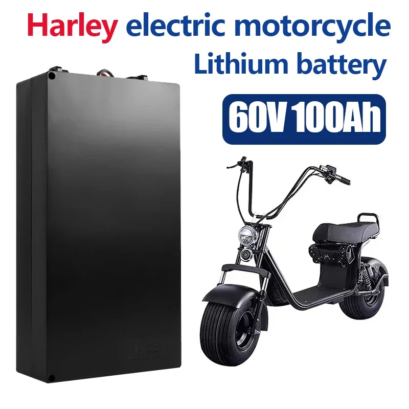 Harley Electric Car Lithium Battery Waterproof 18650 Battery 60V 100Ah for Two Wheel Foldable Citycoco Electric Scooter Bicycle 
Harley Electric Car Lithium Battery Waterproof 18650 Battery 60V 100Ah for Two Wheel Foldable Citycoco Electric Scooter Bicycle