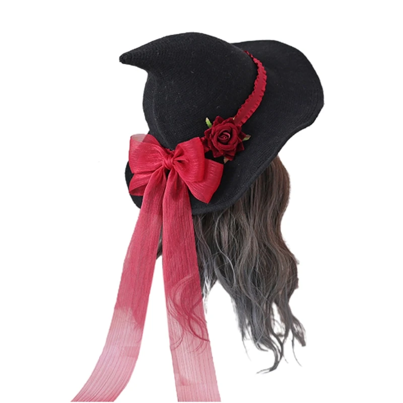 28GD Halloween Lolita Witch Rose Big Bow Hat Adult Modern Dress Head Ornament Fashion Lolita Witch Hat Head Decor Halloween
28GD Halloween Lolita Witch Rose Big Bow Hat Adult Modern Dress Head Ornament Fashion Lolita Witch Hat Head Decor Halloween