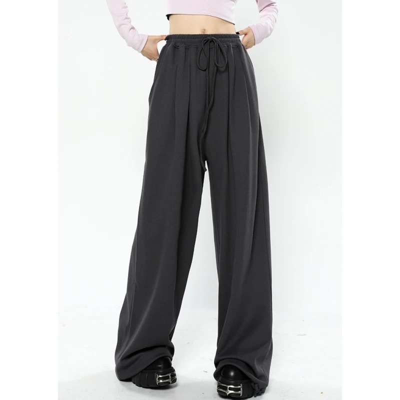 Women's Bottoms Black Loose Pants High Waist Streetwear American Style Vintage Baggy Pants Oversize Fashion Wide Leg Trouser
Women's Bottoms Black Loose Pants High Waist Streetwear American Style Vintage Baggy Pants Oversize Fashion Wide Leg Trouser