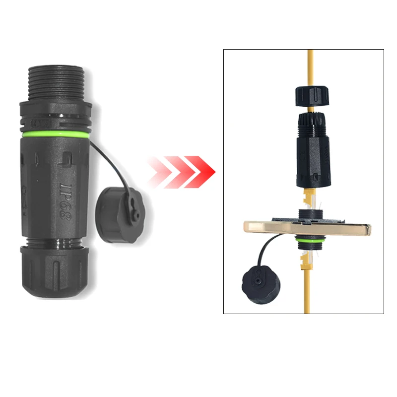 YXY IP68 Panel Mount Waterproof RJ45 Connector Outdoor Ethernet Jack Ethercon
YXY IP68 Panel Mount Waterproof RJ45 Connector Outdoor Ethernet Jack Ethercon