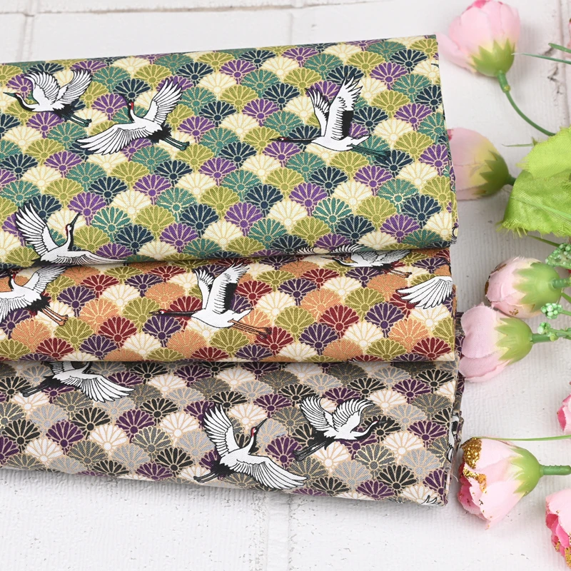 Half Yard Soft Breeze Gilt Crane Print Cloth For Handmade DIY Patchwork Bag Garment Dress Sewing Tissue CR-1735
Half Yard Soft Breeze Gilt Crane Print Cloth For Handmade DIY Patchwork Bag Garment Dress Sewing Tissue CR-1735