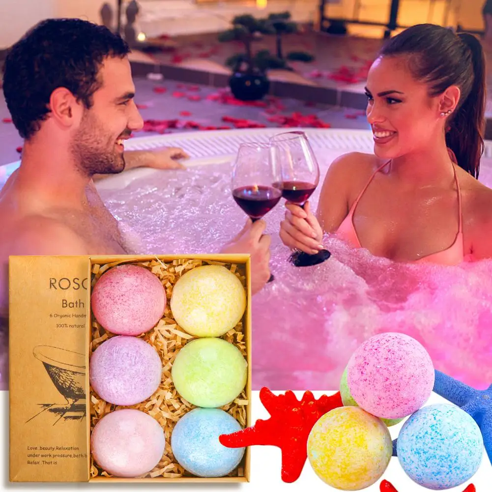 Useful Bath Bomb Hand Crafted Portable Moisturizing Bubble Bath Ball Bubble Bath Ball Bath Ball 6PCS/Set
Useful Bath Bomb Hand Crafted Portable Moisturizing Bubble Bath Ball Bubble Bath Ball Bath Ball 6PCS/Set