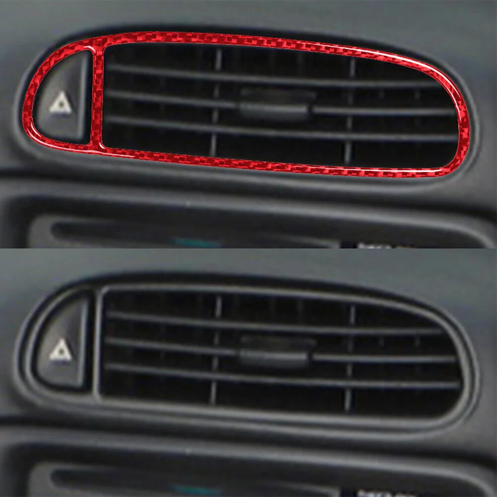 Red Carbon Fiber Center Air Vent Cover Trim For Chevrolet For Corvette C5 1998-2004 Car Stickers Interior Mouldings
Red Carbon Fiber Center Air Vent Cover Trim For Chevrolet For Corvette C5 1998-2004 Car Stickers Interior Mouldings
