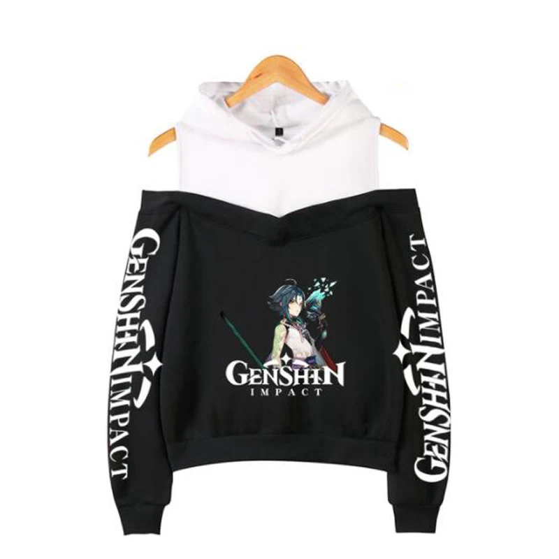 3D print Genshin Impact Hoodies Women's Sweatshirts harajuku Hip Hop Long Sleeve Sexy Off Shoulder Fleece Hoodie Jacket Fema
3D print Genshin Impact Hoodies Women's Sweatshirts harajuku Hip Hop Long Sleeve Sexy Off Shoulder Fleece Hoodie Jacket Fema