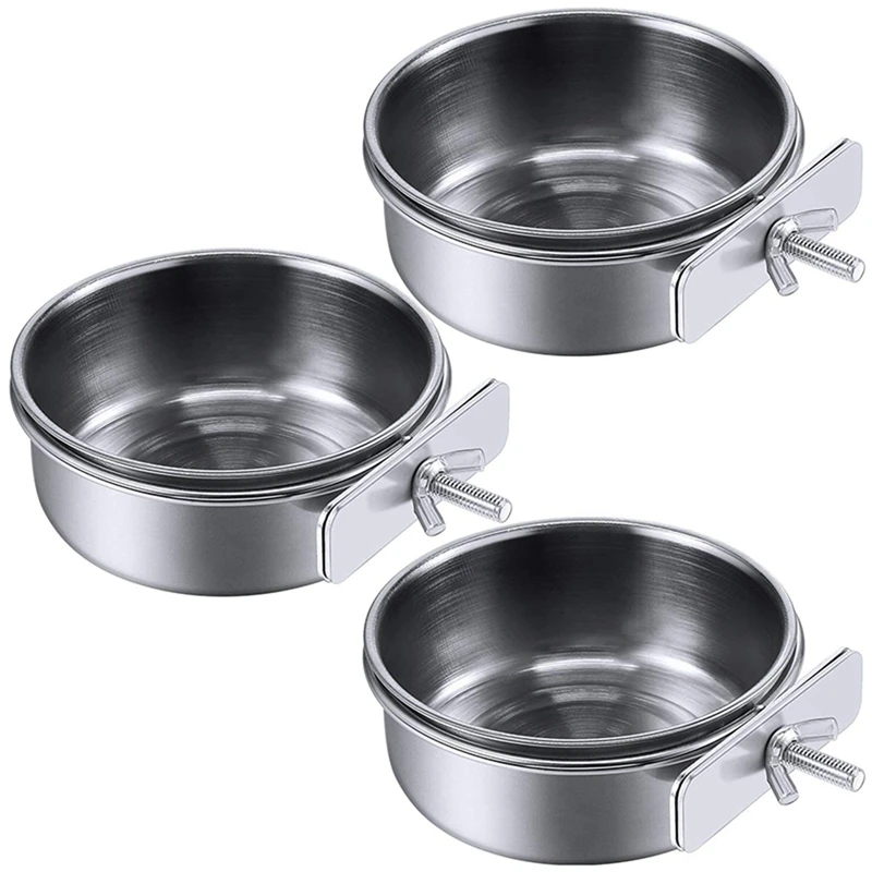 9-Piece Bird Feeder Cup Stainless Steel Parrot Feeder Cup Animal Cage Water Food Bowl S
9-Piece Bird Feeder Cup Stainless Steel Parrot Feeder Cup Animal Cage Water Food Bowl S