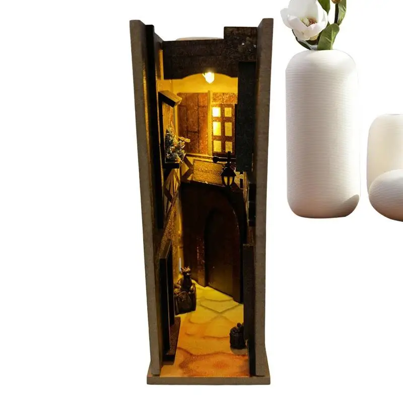 3D Wooden Puzzle Bookends Vintage Book House Model Building Kit Dedicated Insert Bookend Decor DIY Booknook Set For Home Desk
3D Wooden Puzzle Bookends Vintage Book House Model Building Kit Dedicated Insert Bookend Decor DIY Booknook Set For Home Desk