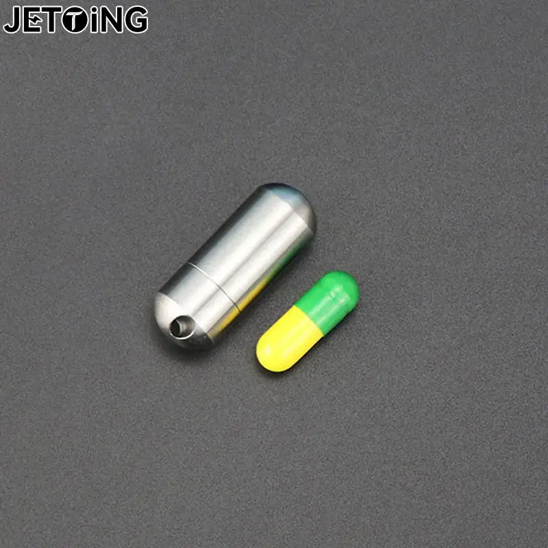 Portable Mini Stainless Steel Sealed Capsule Waterproof Pill Box Camping Firstaid Pendant Travel Outdoor Portable Pill Case
Portable Mini Stainless Steel Sealed Capsule Waterproof Pill Box Camping Firstaid Pendant Travel Outdoor Portable Pill Case