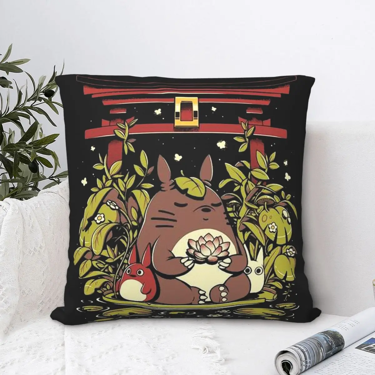 AT PEACE WITH NATURE Polyester Cushion Cover Totoro Animated Fantasy Film Livingroom Car Decorative Kawaii
AT PEACE WITH NATURE Polyester Cushion Cover Totoro Animated Fantasy Film Livingroom Car Decorative Kawaii