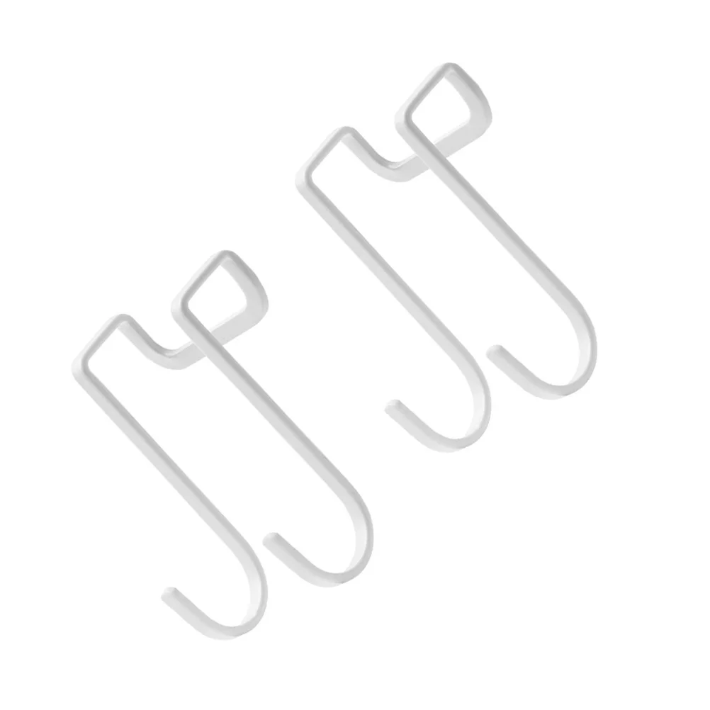 2 Pcs Door behind Bed Storage Hanging Double-row Hooks Metal Coat Hanger Kitchen Pan Back Hangers Clothes Rack Wardrobe Durable
2 Pcs Door behind Bed Storage Hanging Double-row Hooks Metal Coat Hanger Kitchen Pan Back Hangers Clothes Rack Wardrobe Durable