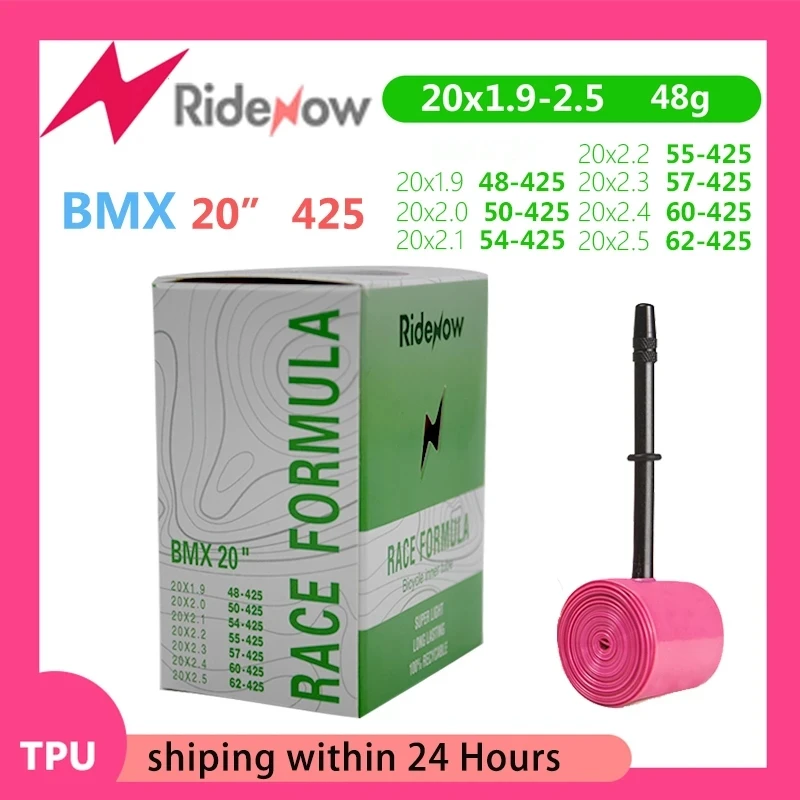 Сверхлегкий RideNow ТПУ внутренняя трубка 20 "дюймов 425 BMX велосипед 20x1,9 2,0 2,1 2,2 2,3 2,4 2,5 шины 48 г 45 мм Французский складной велосипед шины
Сверхлегкий RideNow ТПУ внутренняя трубка 20 "дюймов 425 BMX велосипед 20x1,9 2,0 2,1 2,2 2,3 2,4 2,5 шины 48 г 45 мм Французский складной велосипед шины