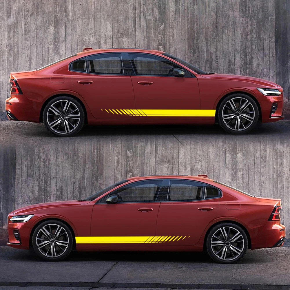 2PCS Car Side Stripes Stickers DIY Decal For Audi Volkswagen VW Ford BMW Toyota Honda Mercedes Benz Renault Car Tuning Accessor
2PCS Car Side Stripes Stickers DIY Decal For Audi Volkswagen VW Ford BMW Toyota Honda Mercedes Benz Renault Car Tuning Accessor