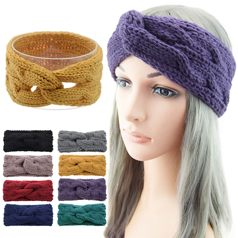 Twist Cross Headband For Girls Lady Soft Knitting Winter Headbands bandana Knitted Sports Headband Ear Protection Fashionable
Twist Cross Headband For Girls Lady Soft Knitting Winter Headbands bandana Knitted Sports Headband Ear Protection Fashionable