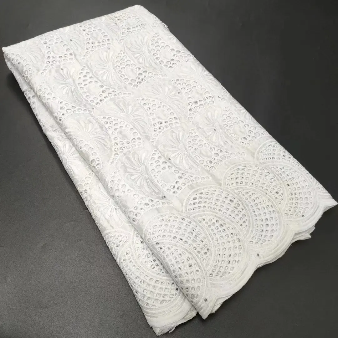 White Swiss Voile Lace Cotton Cloth High Quality African Nigerian Lace Embroidery Dress Fabric 5Yards
White Swiss Voile Lace Cotton Cloth High Quality African Nigerian Lace Embroidery Dress Fabric 5Yards