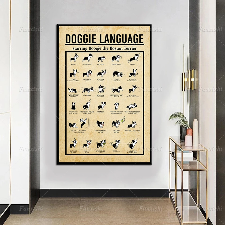 Wall Art Modular Pictures Hd Printed Doggie Knowledge Canvas Painting Home Decor Living Room Vintage Poster Doggie Lover Gift
Wall Art Modular Pictures Hd Printed Doggie Knowledge Canvas Painting Home Decor Living Room Vintage Poster Doggie Lover Gift