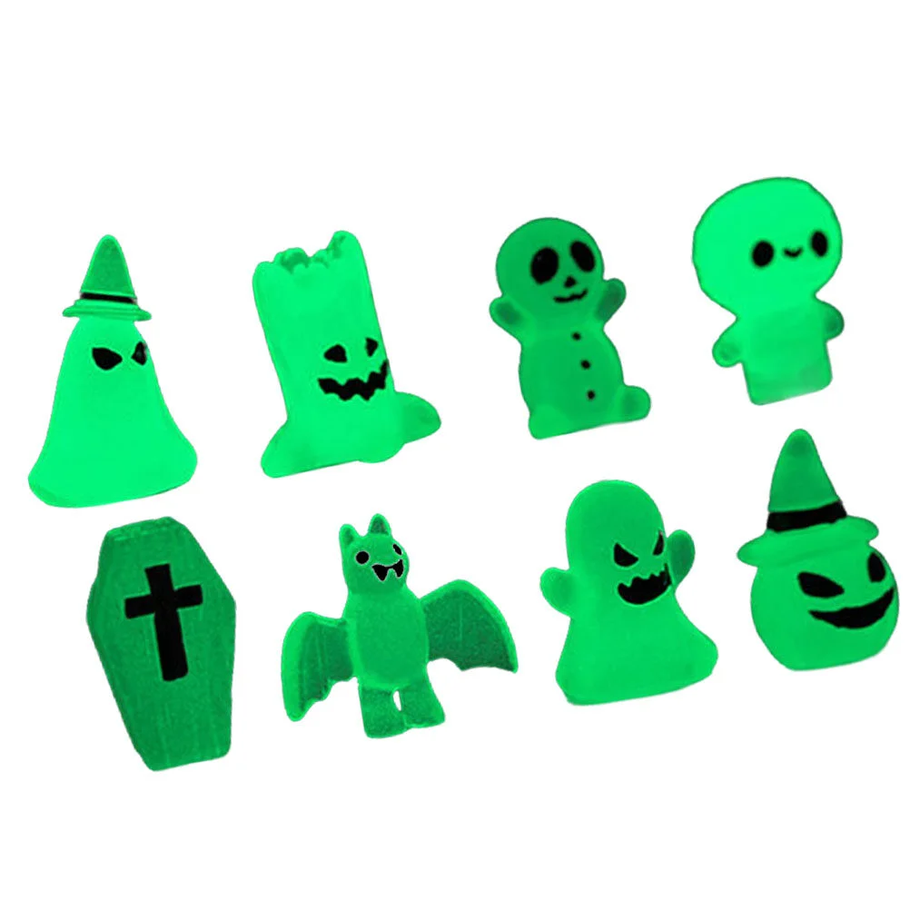 8 Pcs Outdoor Decoration Ghost Luminous Mini Figurine Glow The Dark Ornaments Shine Haunted House Halloween Resin Photo Props
8 Pcs Outdoor Decoration Ghost Luminous Mini Figurine Glow The Dark Ornaments Shine Haunted House Halloween Resin Photo Props