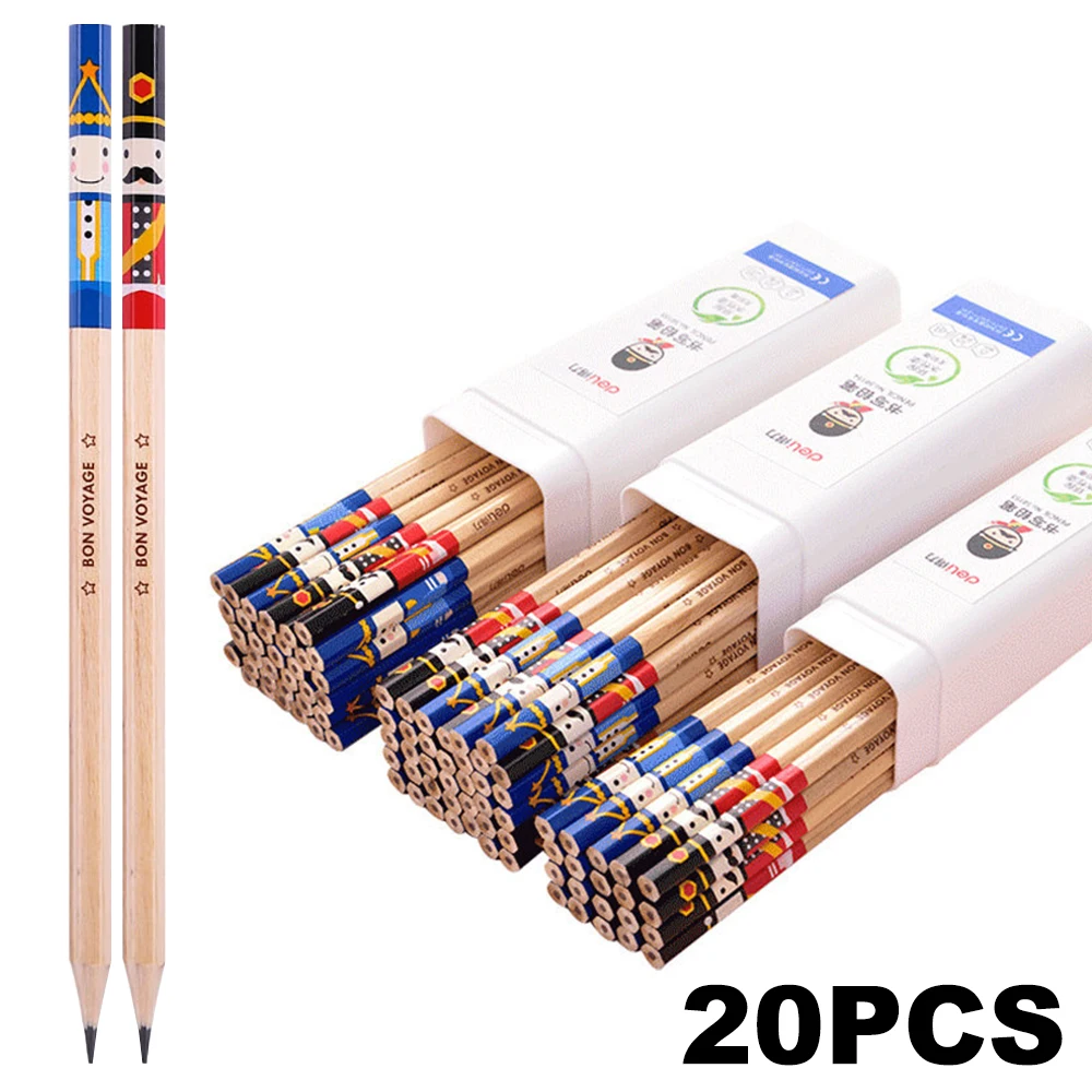Deli 58153 Wooden Lead Pencils 20pcs/set PP Pen Holder Style Student Writing Stationery Packaged Wood HB Cartoon Write Continue
Deli 58153 Wooden Lead Pencils 20pcs/set PP Pen Holder Style Student Writing Stationery Packaged Wood HB Cartoon Write Continue