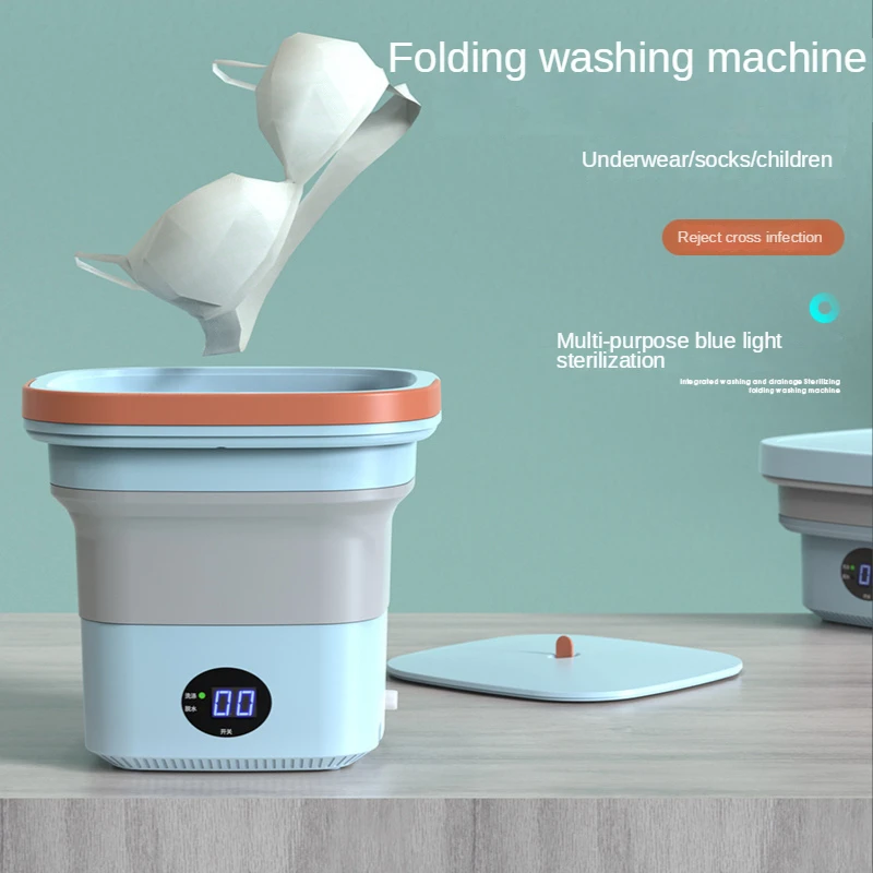 New Folding Washing Machine Mini Portable Dehydratable Underwear Washing Machine Baby Clothes Sock Washing Machine
New Folding Washing Machine Mini Portable Dehydratable Underwear Washing Machine Baby Clothes Sock Washing Machine