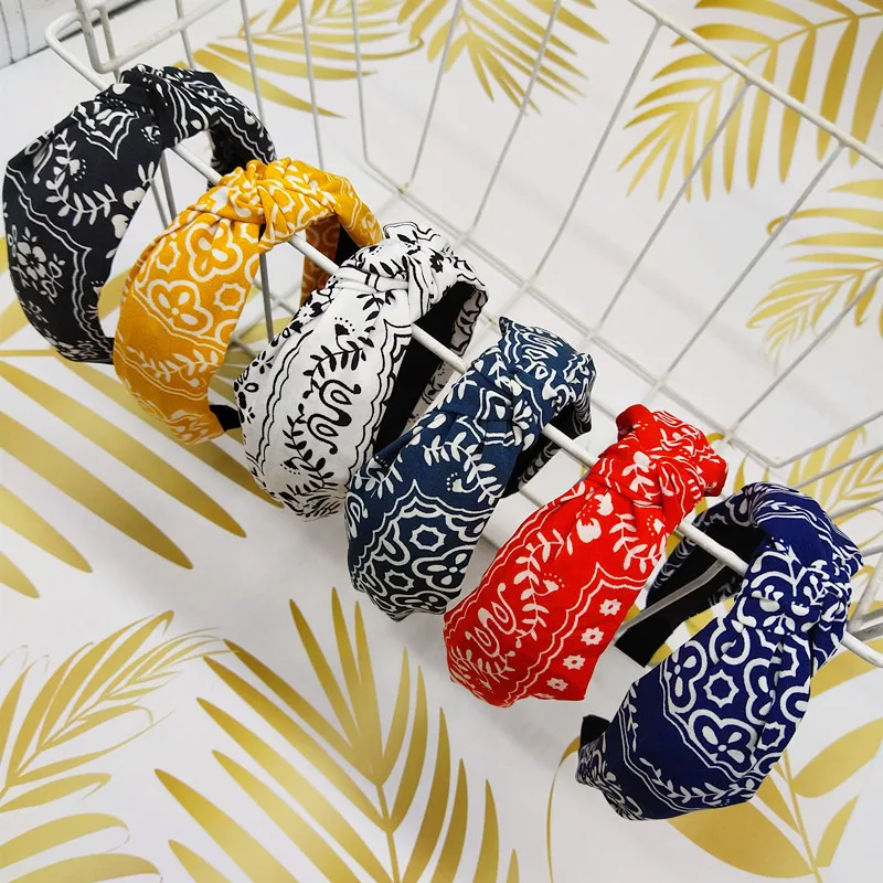 Korean Ethnic Style Top Knot Headbands Wide Flower Printed Bow Knot Hairbands Hair Hoops for Women Girls Hair Accessories
Korean Ethnic Style Top Knot Headbands Wide Flower Printed Bow Knot Hairbands Hair Hoops for Women Girls Hair Accessories