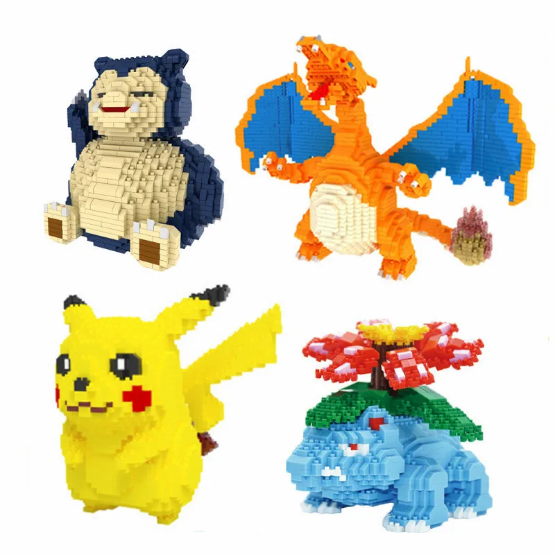 DIY Mini Building Blocks Toys Bricks Animal Doll Children Gifts Toy For Pokemon Venusaur Blastoise Charizard Snorlax Gyarados
DIY Mini Building Blocks Toys Bricks Animal Doll Children Gifts Toy For Pokemon Venusaur Blastoise Charizard Snorlax Gyarados