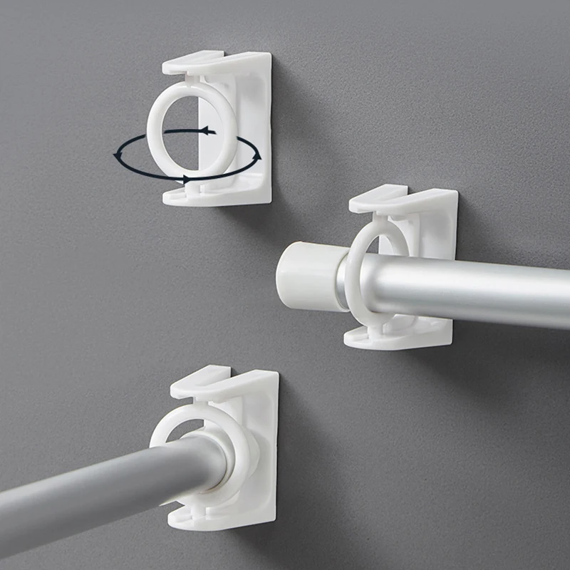 2Pcs Punch-free Adjustable Curtain Rod Holder Clamp Hooks Self Adhesive Clothes Bracket 360 Rotation Triangle Hooks
2Pcs Punch-free Adjustable Curtain Rod Holder Clamp Hooks Self Adhesive Clothes Bracket 360 Rotation Triangle Hooks
