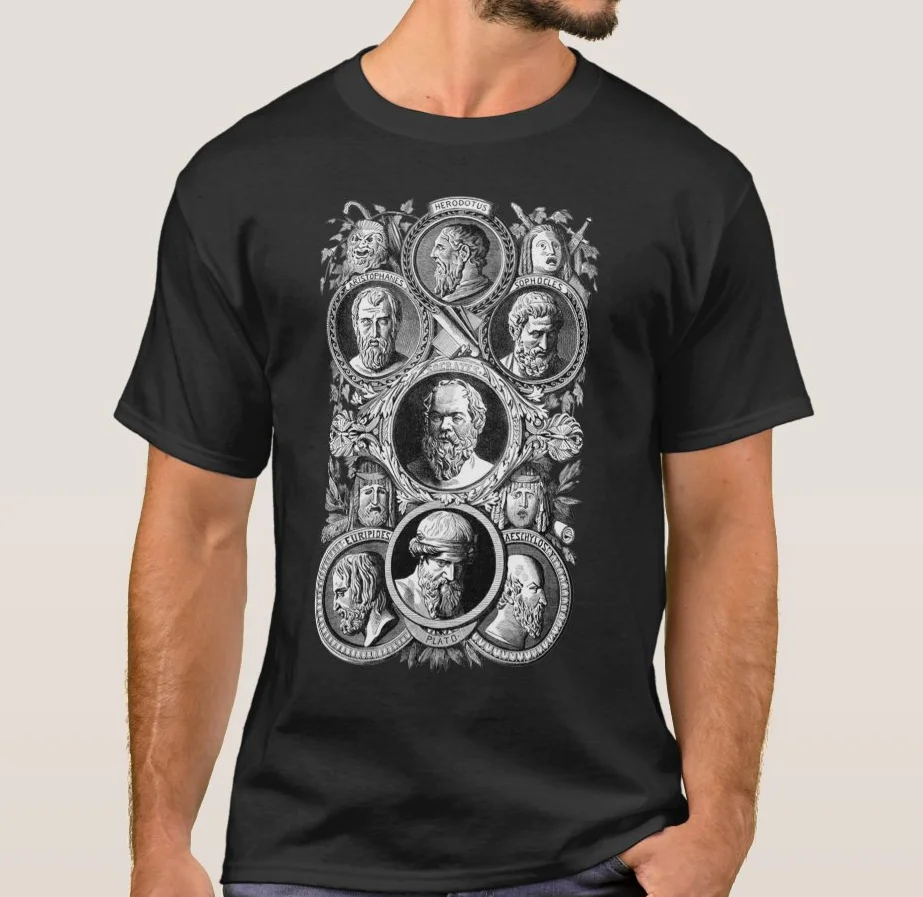 Creative Design Ancient Greek Philosophers Mens T Shirt. Short Sleeve 100% Cotton Casual T-shirts Loose Top Size S-3XL
Creative Design Ancient Greek Philosophers Mens T Shirt. Short Sleeve 100% Cotton Casual T-shirts Loose Top Size S-3XL